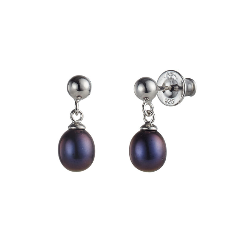classic peacock freshwater pearl drop earrings 2066325