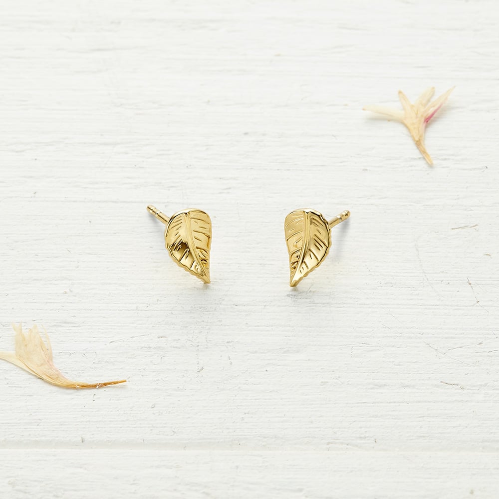 tolgus woodland leaf earrings 1865608