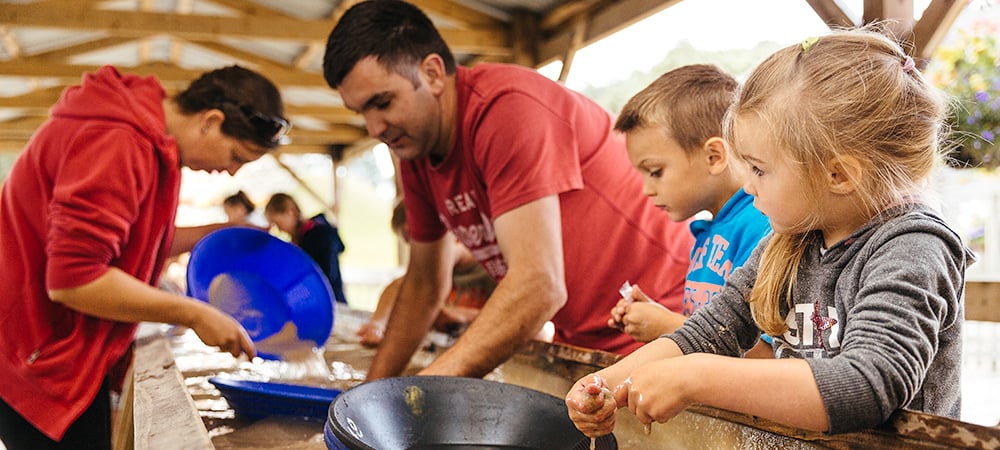 Panning for gold half term fun