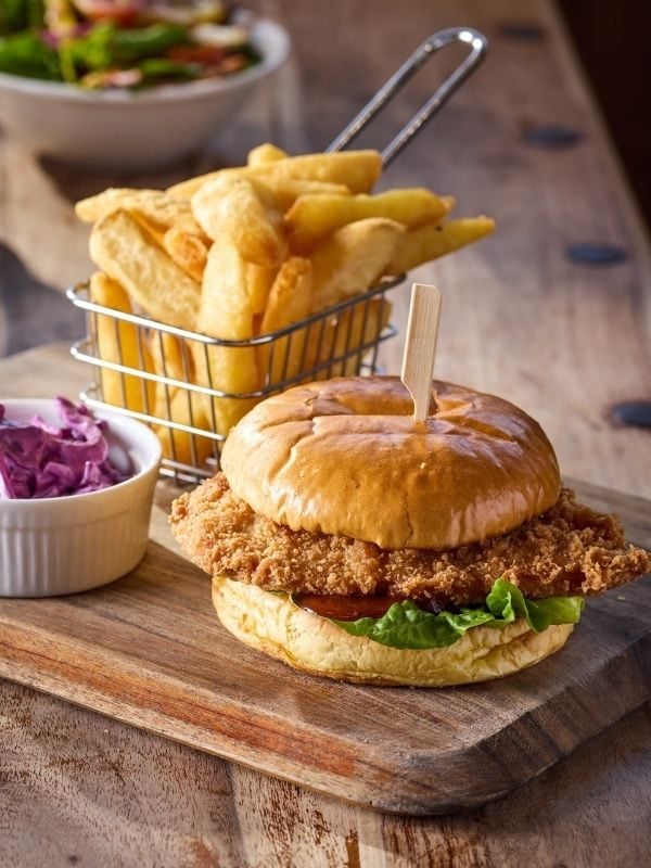 Chicken Burger at Cornish Pantry